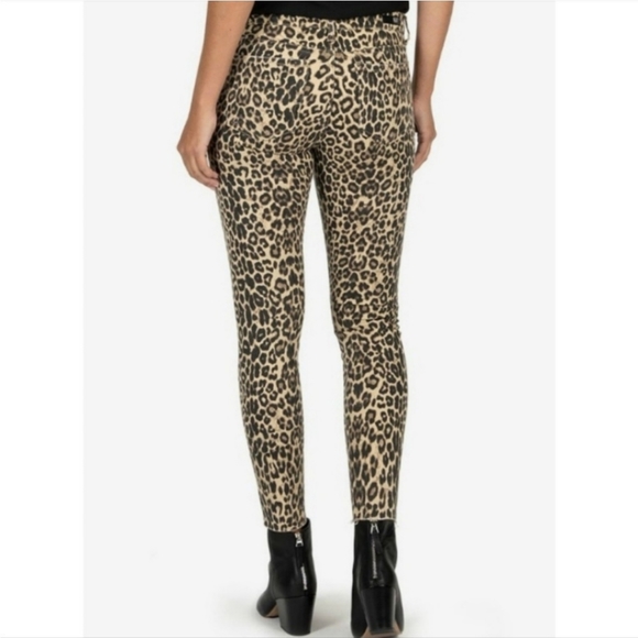 Kut from the Kloth leopard Donna skinny ankle jeans - Picture 10 of 11
